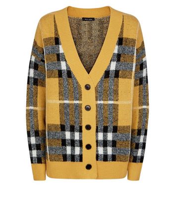 new look mustard cardigan