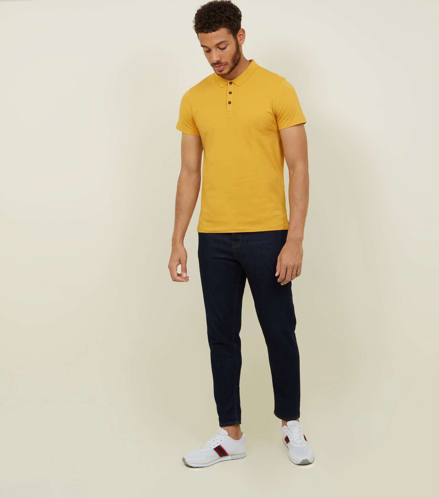 Yellow Polo Shirt Image 2