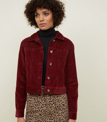 Burgundy corduroy sales jacket womens