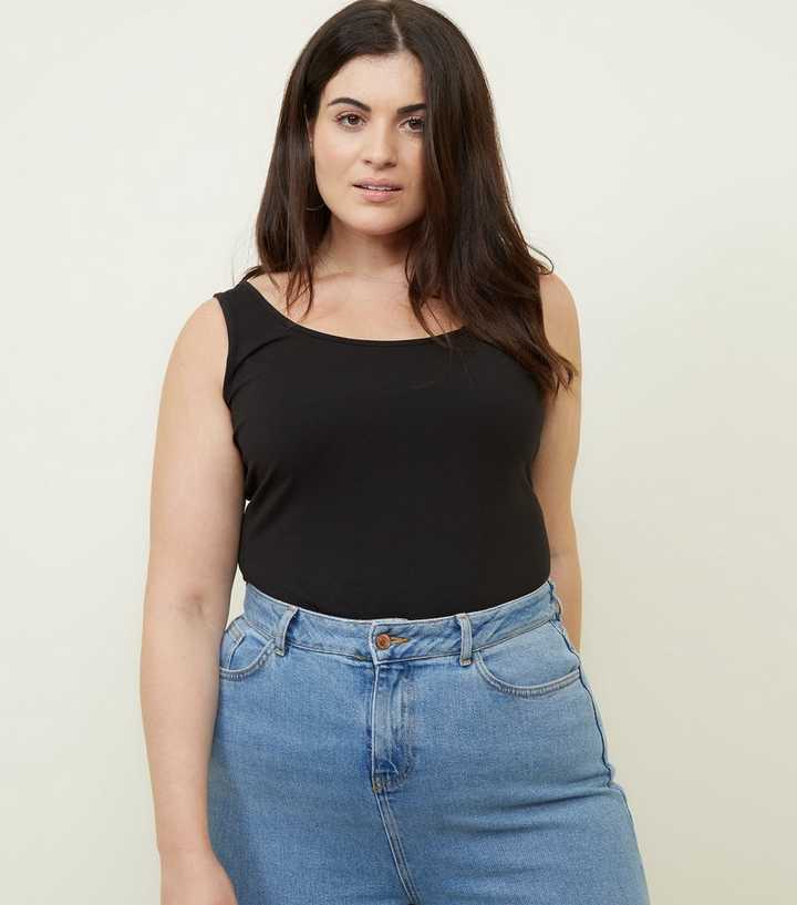 Curves Black Longline Vest