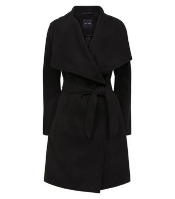 waterfall wrap coat