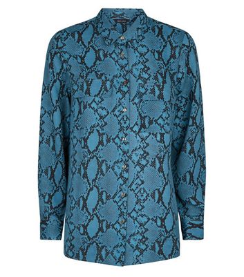 new look snakeskin shirt