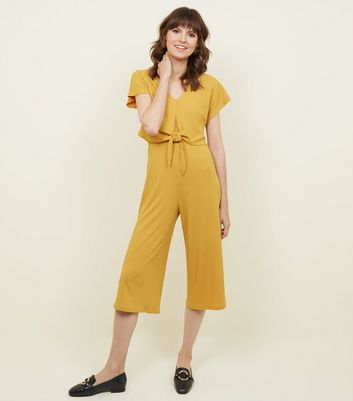 Culotte Jumpsuit Yellow Jumpsuit Boohoo Jumpsuit Boohoo Yellow