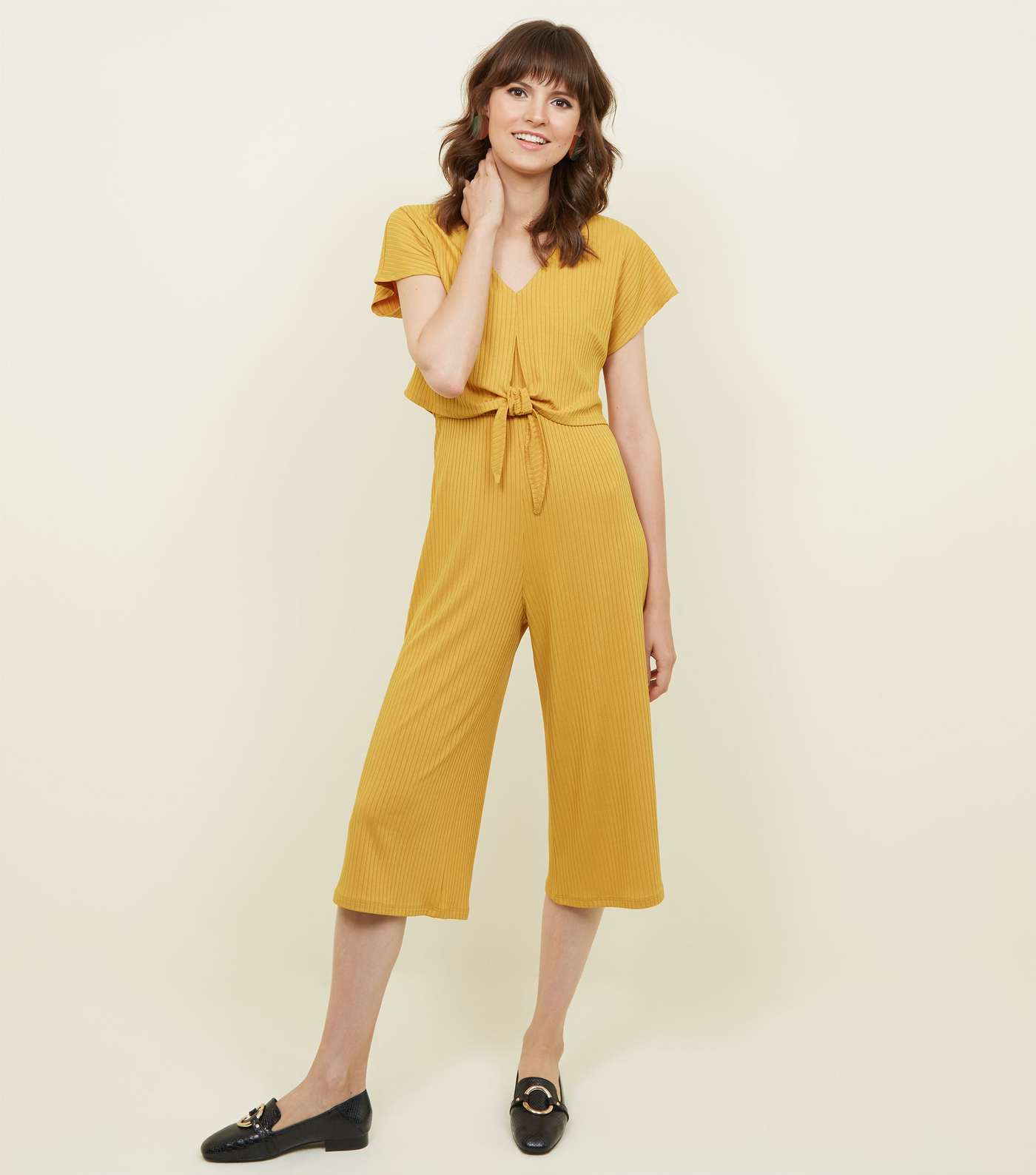 Culotte Jumpsuit Yellow Jumpsuit Boohoo Jumpsuit Boohoo Yellow