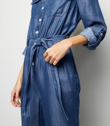 new look tencel boiler suit