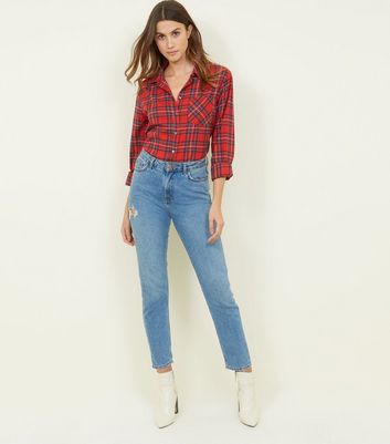 checked shirt womens new look