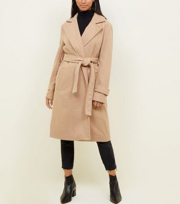 new look wrap coat