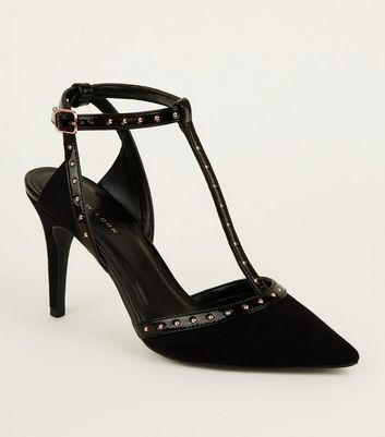 new look studded heels