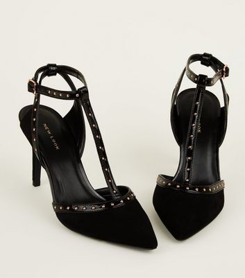 new look studded heels