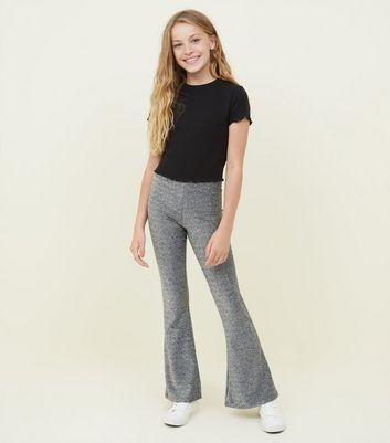 flared glitter pants