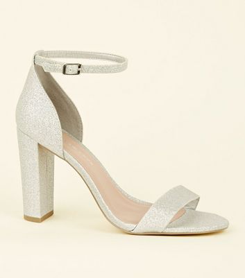 new look glitter sandals