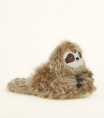 new look sloth slipper boots