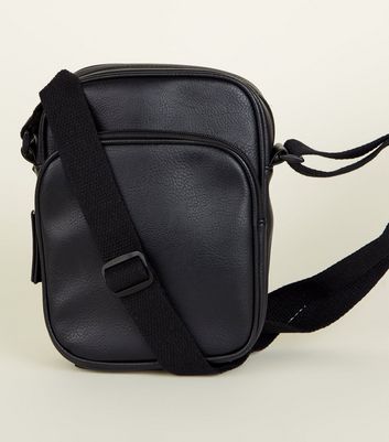 new look black cross body bag