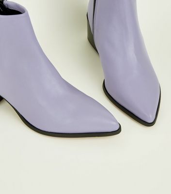 new look lilac boots