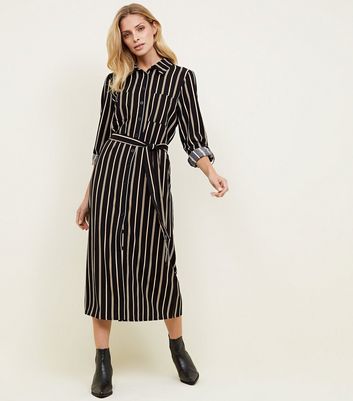 shirt dress with ankle boots