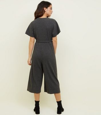 grey jumpsuit new look