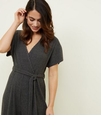 grey jumpsuit new look