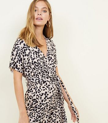 leopard jumpsuit new look