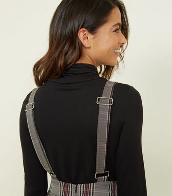new look checked jumpsuit