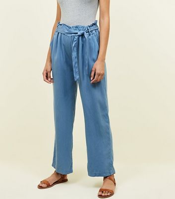 lightweight denim trousers