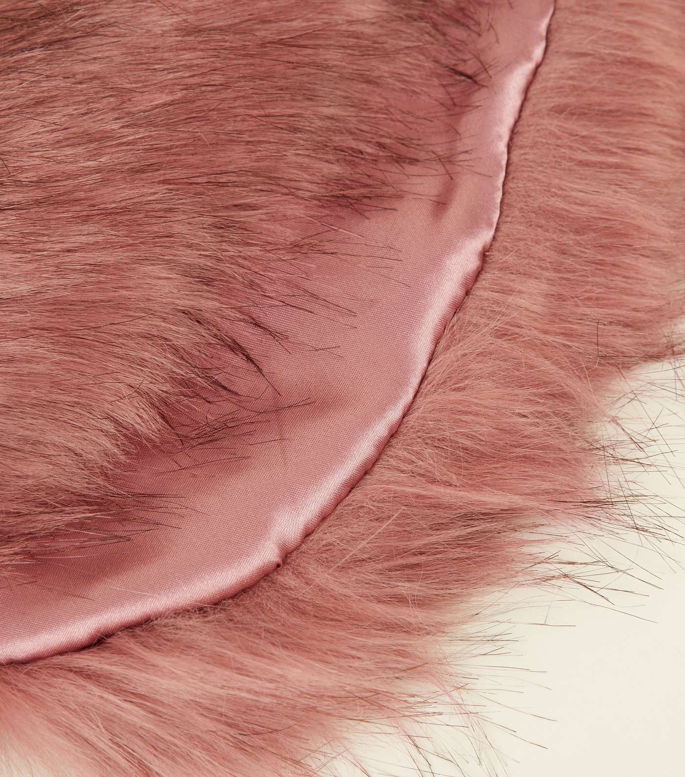Mid Pink Faux Fur Collar  Image 4