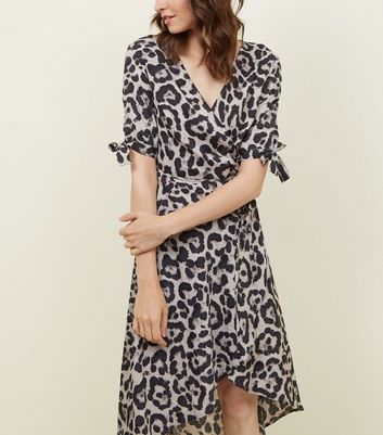 ax paris green leopard dress