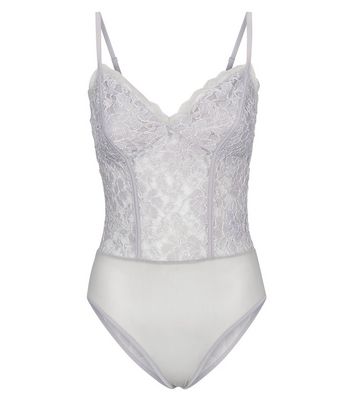 new look white lace bodysuit