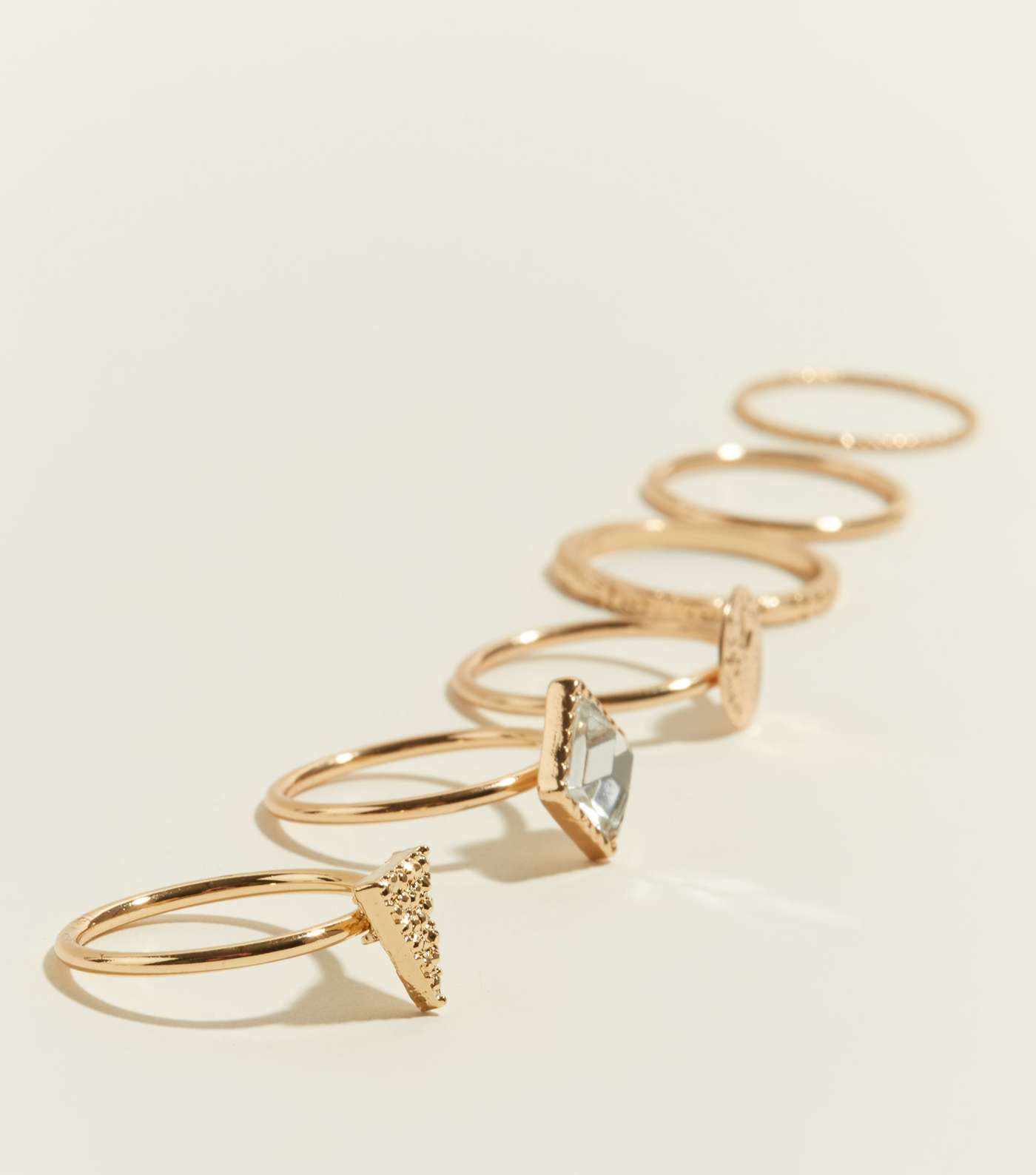 Gold 6 Piece Ring Stack Image 2