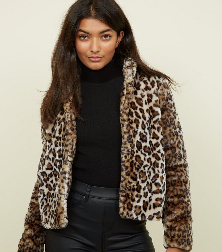 Leopard Print Fake Fur Coat – Tradingbasis