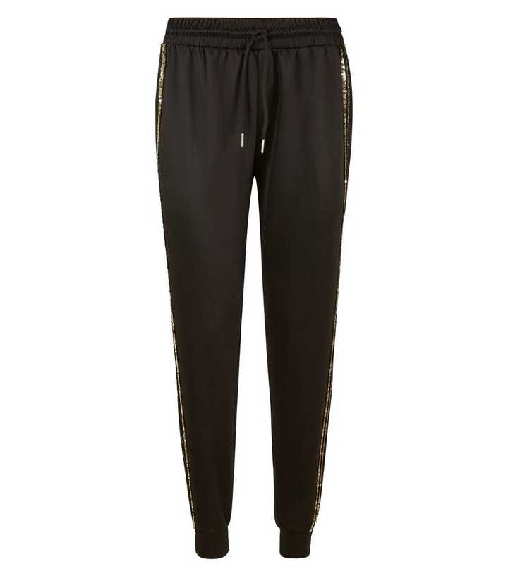 Sonya Sequin Joggers Black