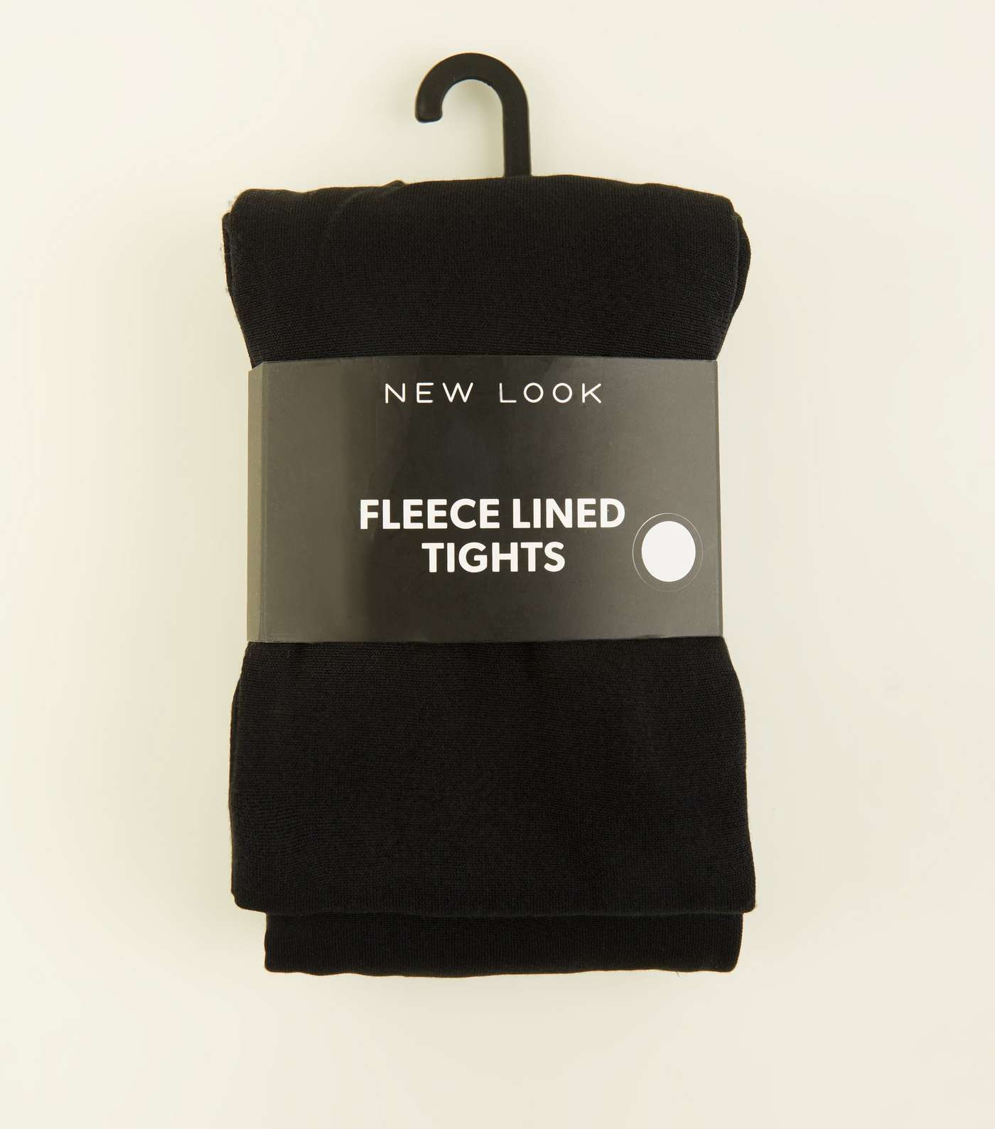 Black Fleece Lined Tights Image 2