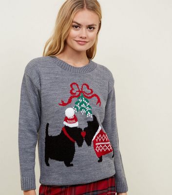 Dog christmas jumper womens sale