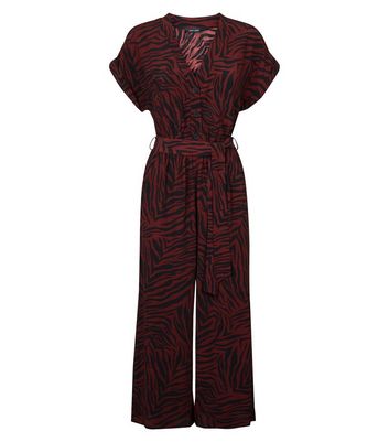 new look zebra jumpsuit