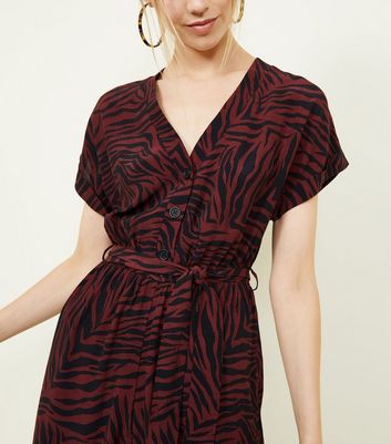 new look zebra jumpsuit