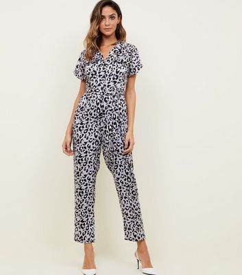 leopard jumpsuit new look