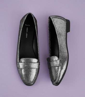 new look wide fit loafers