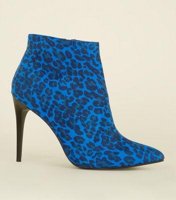 new look leopard print boots