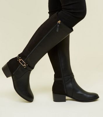Comfort Ankle Strap Knee High Boots 