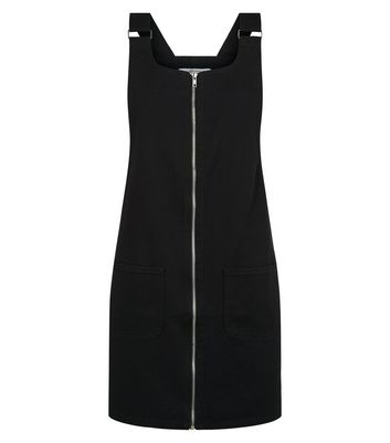 Pinafore dress best sale with zip front