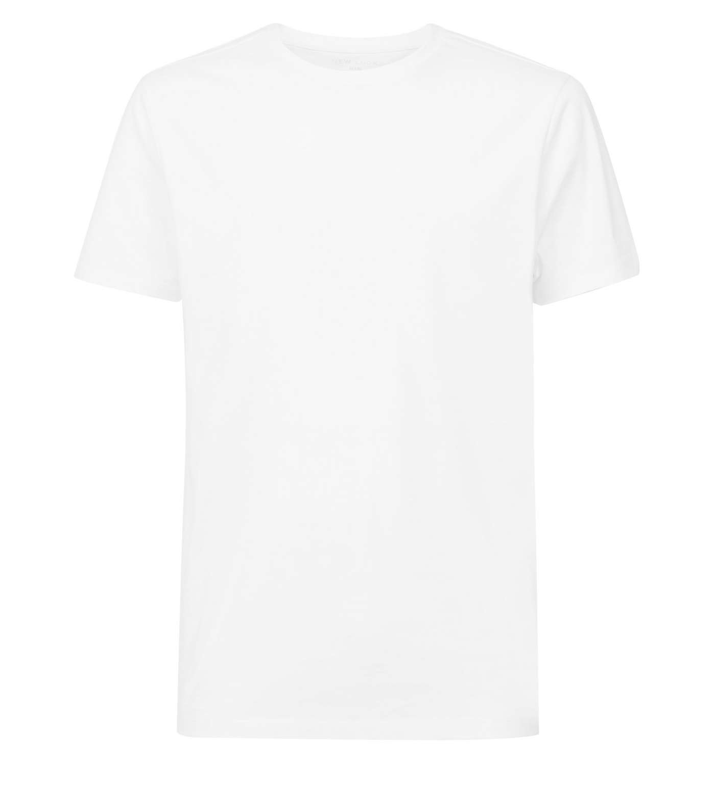 10 Pack White Crew Neck T-Shirts Image 4