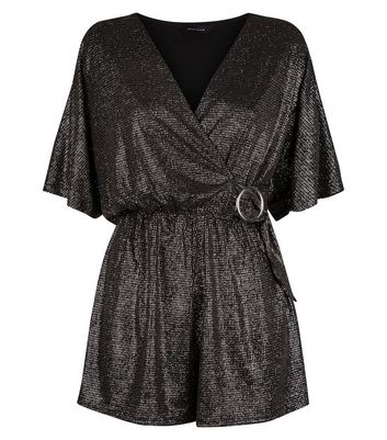 New look hot sale glitter playsuit