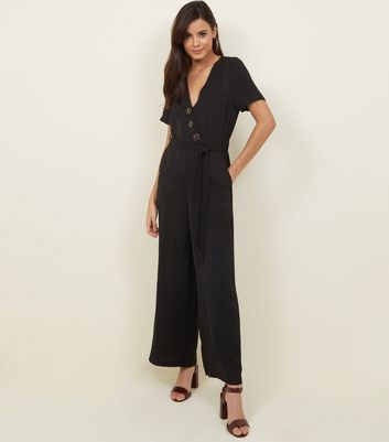 wide leg wrap jumpsuit