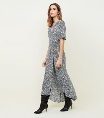 wrap midaxi dress