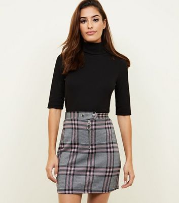 jersey mini skirt