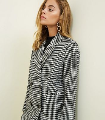 petite houndstooth jacket