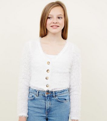 new look cream cardigan