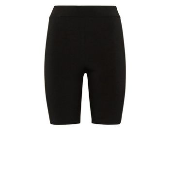 Black High Waist Cycling Shorts | New Look