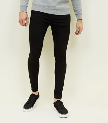 jean super skinny homme noir