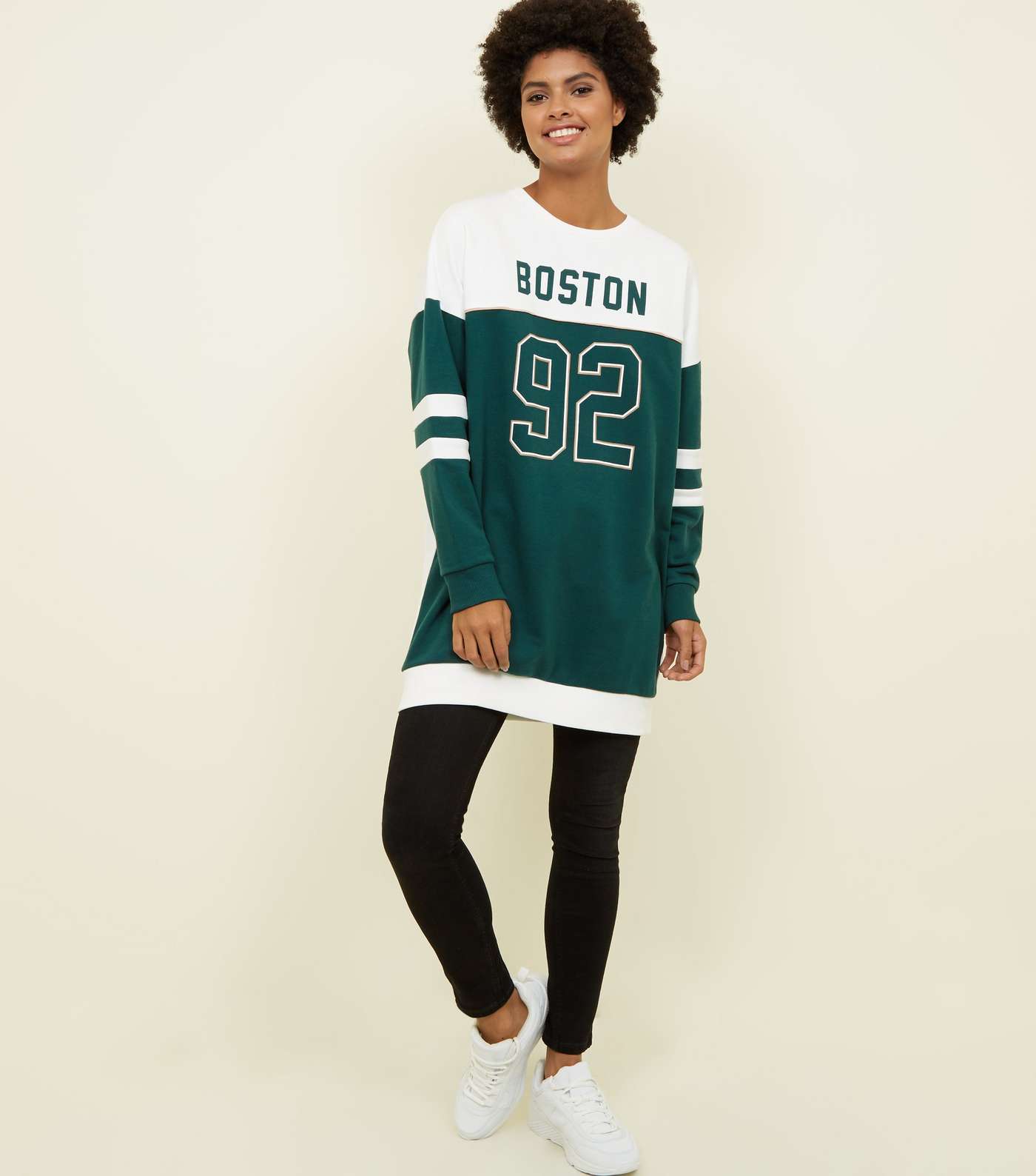 Green Boston 92 Longline Sweatshirt Image 2