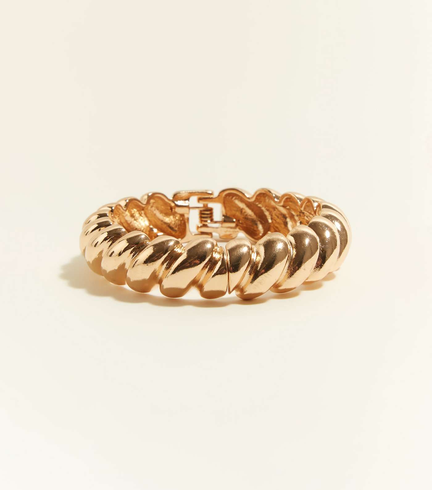 Gold Twist Cuff Bracelet